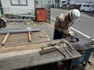 鉄筋工事　建設業　木造基礎　熱中症に気を付けて　愛知県小牧市